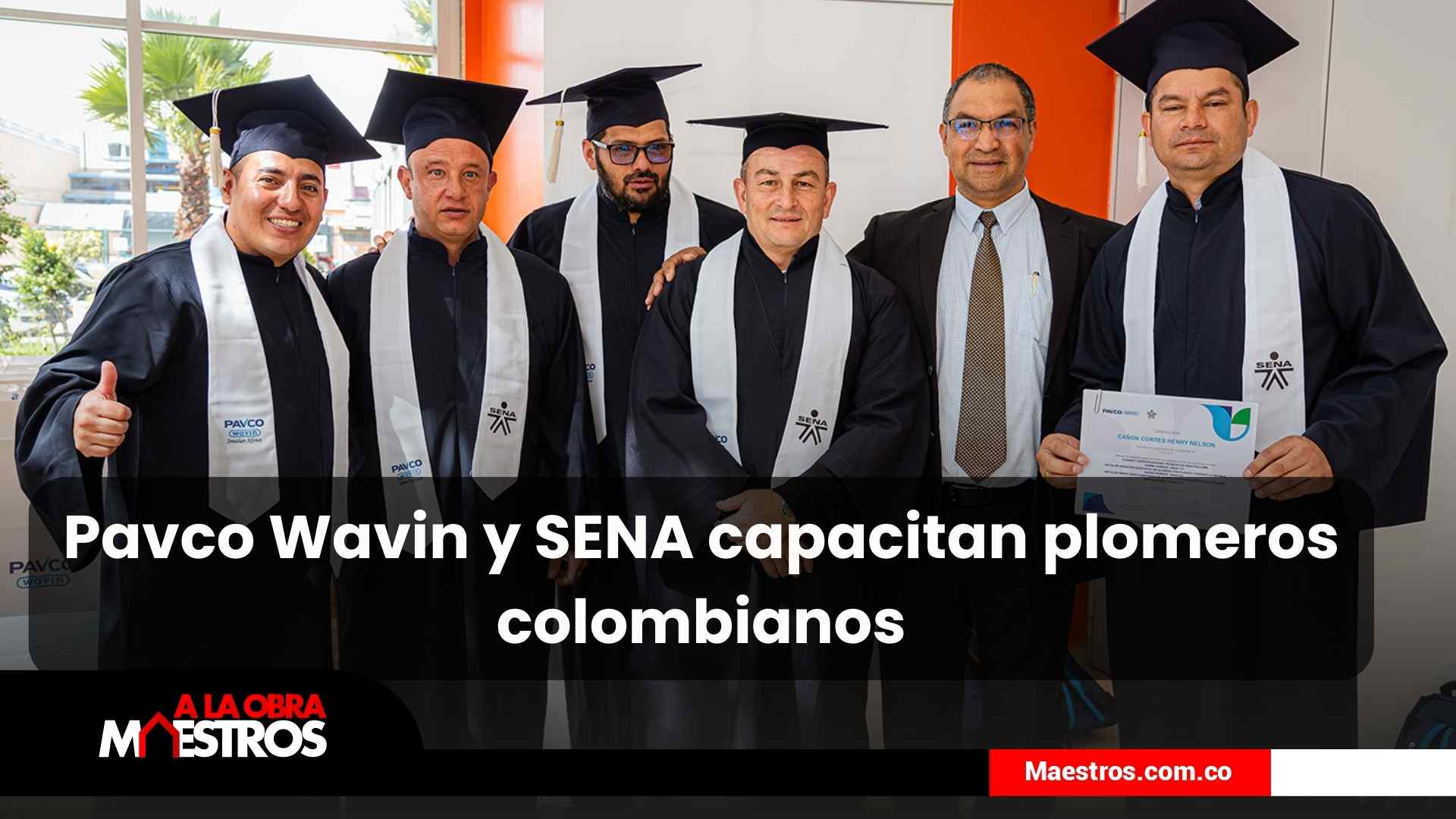 Pavco Wavin y SENA capacitan a los plomeros colombianos