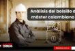 Análisis del bolsillo del máster colombiano