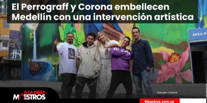 El-Perrograff-y-Corona-embellecen-Medellin-con-una-intervencion-artistica-a-la-obra-maestros