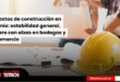 Costos de construcción en junio: estabilidad general, pero con alzas en bodegas y comercio