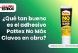 ¿Qué tan bueno es el adhesivo Pattex No Más Clavos en obra?