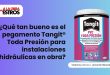 ¿Qué tan bueno es el pegamento Tangit® Toda Presión para instalaciones hidráulicas en obra?