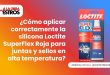 ¿Cómo aplicar correctamente la silicona Loctite SuperFlex Roja para juntas y sellos en alta temperatura?