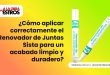 ¿Cómo aplicar correctamente el Renovador de Juntas Sista para un acabado limpio y duradero?