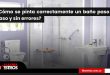 ¿Cómo se pinta correctamente un baño paso a paso y sin errores? 