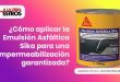 ¿Cómo aplicar la Emulsión Asfáltica Sika para una impermeabilización garantizada?