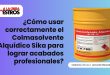 ¿Cómo usar correctamente el Colmasolvente Alquídico Sika para lograr acabados profesionales?
