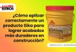 ¿Cómo aplicar correctamente un producto Sika para lograr acabados más duraderos en construcción?