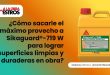 ¿Cómo sacarle el máximo provecho a Sikaguard®-719 W para lograr superficies limpias y duraderas en obra?