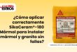 ¿Cómo aplicar correctamente SikaCeram®-180 Mármol para instalar mármol y granito sin fallas?