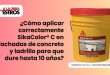¿Cómo aplicar correctamente SikaColor® C en fachadas de concreto y ladrillo para que dure hasta 10 años?