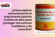 ¿Cómo aplicar correctamente el Imprimante Epóxico Fosfato de Sika para proteger estructuras metálicas y de concreto?