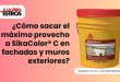 ¿Cómo sacar el máximo provecho a SikaColor® C en fachadas y muros exteriores?