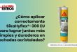 ¿Cómo aplicar correctamente SikaHyflex®-300 EU para lograr juntas más limpias y duraderas en fachadas acristaladas?