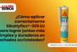 ¿Cómo aplicar correctamente SikaHyflex®-305 EU para lograr juntas más limpias y duraderas en fachadas acristaladas?