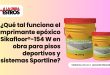 ¿Qué tal funciona el imprimante epóxico Sikafloor®-154 W en obra para pisos deportivos y sistemas Sportline?