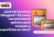 ¿Qué tal funciona Sikagard®-62 como recubrimiento epóxico para tanques y superficies en obra?