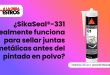 ¿SikaSeal®-331 realmente funciona para sellar juntas metálicas antes del pintado en polvo?