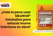 ¿Vale la pena usar SikaWall® EstukaDos para estucar muros interiores en obra?