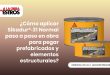 ¿Cómo aplicar Sikadur®‑31 Normal paso a paso en obra para pegar prefabricados y elementos estructurales?