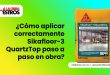 ¿Cómo aplicar correctamente Sikafloor-3 QuartzTop paso a paso en obra?