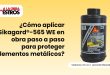 ¿Cómo aplicar Sikagard®-565 WE en obra paso a paso para proteger elementos metálicos?