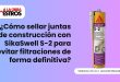 ¿Cómo sellar juntas de construcción con SikaSwell S-2 para evitar filtraciones de forma definitiva?