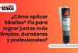 ¿Cómo aplicar Sikaflex® Fix para lograr juntas más limpias, duraderas y profesionales?