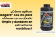 ¿Cómo aplicar Sikagard®‑565 WE para obtener un acabado limpio y duradero en estructuras metálicas?