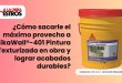 ¿Cómo sacarle el máximo provecho a SikaWall®-401 Pintura Texturizada en obra y lograr acabados durables?