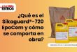 ¿Qué es el Sikaguard®-720 EpoCem y cómo se comporta en obra?