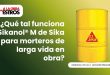 ¿Qué tal funciona Sikanol® M de Sika para morteros de larga vida en obra?