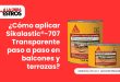 ¿Cómo aplicar Sikalastic®-707 Transparente paso a paso en balcones y terrazas?