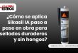 ¿Cómo se aplica Sikasil IA paso a paso en obra para sellados duraderos y sin hongos?