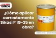 ¿Cómo aplicar correctamente Sikasil® IG-25 en obra?