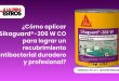 ¿Cómo aplicar Sikaguard®-206 W CO para lograr un recubrimiento antibacterial duradero y profesional?