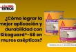 ¿Cómo lograr la mejor aplicación y durabilidad con Sikaguard®-68 en muros asépticos?
