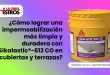 ¿Cómo lograr una impermeabilización más limpia y duradera con Sikalastic®-612 CO en cubiertas y terrazas?