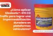 ¿Cómo aplicar Sikalastic®-615 CO Traffic para lograr una impermeabilización duradera en plataformas vehiculares?