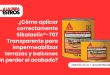 ¿Cómo aplicar correctamente Sikalastic®-707 Transparente para impermeabilizar terrazas y balcones sin perder el acabado?
