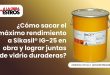¿Cómo sacar el máximo rendimiento a Sikasil® IG-25 en obra y lograr juntas de vidrio duraderas?