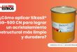 ¿Cómo aplicar Sikasil® SG-500 CN para lograr un acristalamiento estructural más limpio y duradero?