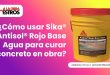 ¿Cómo usar Sika® Antisol® Rojo Base Agua para curar concreto en obra?