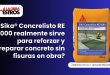 ¿Sika® Concrelisto RE 5000 realmente sirve para reforzar y reparar concreto sin fisuras en obra?