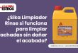 ¿Sika Limpiador Rinse sí funciona para limpiar fachadas sin dañar el acabado?