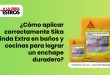 ¿Cómo aplicar correctamente Sika Binda Extra en baños y cocinas para lograr un enchape duradero?