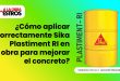 ¿Cómo aplicar correctamente Sika Plastiment RI en obra para mejorar el concreto?
