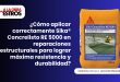 ¿Cómo aplicar correctamente Sika® Concrelisto RE 5000 en reparaciones estructurales para lograr máxima resistencia y durabilidad?