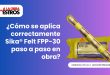 ¿Cómo se aplica correctamente Sika® Felt FPP-30 paso a paso en obra?