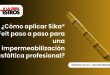 ¿Cómo aplicar Sika® Felt paso a paso para una impermeabilización asfáltica profesional?